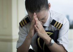 Strees, pilot woman