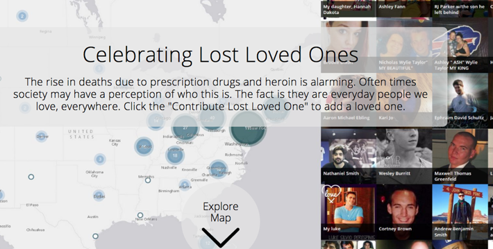 Website Celebrating Lost Loved Ones to the Opioid Epidemic